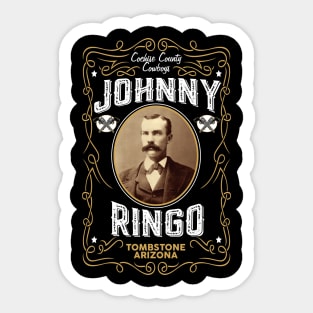 Johnny Ringo Old West Design Sticker